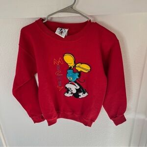 Vintage Mickey and Co. Kid's Medium Crewneck Sweatshirt.